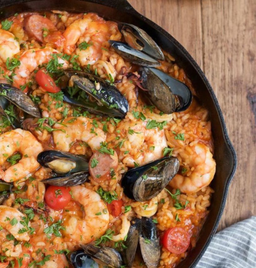 tapas and paella