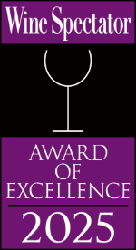 Award of Excellence 2025 Wine Spectator's Restaurant Awards Churchill's North Bay Ontario